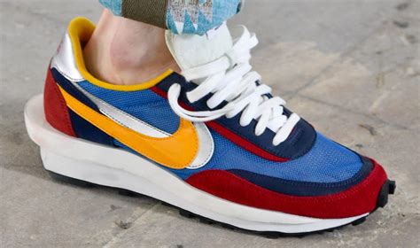 nike sacai waffle sneakers.